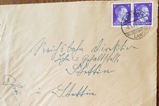 WERNEUCHEN: Briefumschlag - postgelaufen, gestempelt 3.1.1941