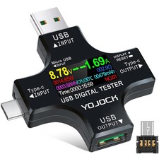 USB Strommesser 2-in-1 USB C