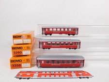 Bemo H0m DC 3x Personenwagen