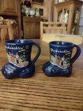 2× Glühweinstiefel Weihnachtsmarkt Glühweintasse Becher 0,2 L xmas-art.de