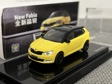 RAR Skoda Fabia 1:64 Gelb Diecast Modellauto DEALER Modell Ähnl Kyosho