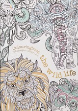 Mandala Malbuch für Erwachsene Wilde Tiere Malvorlagen A4 einseitig bedruckt NEU