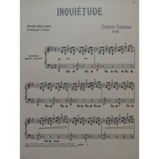 PFEIFFER Georges Unruhe Klavier 1881