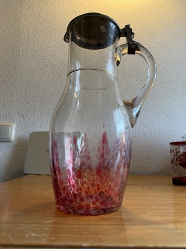 Antike große glas kanne - antike, krug