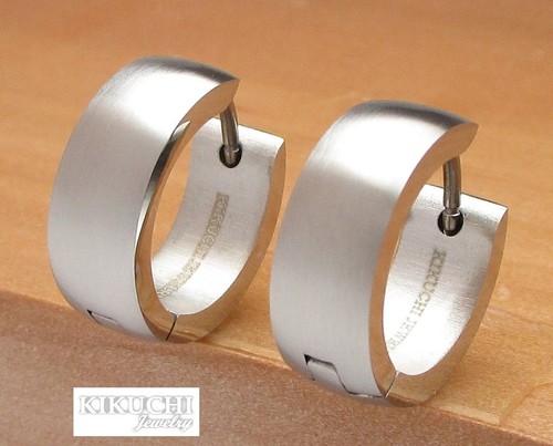 Herren ohrringe silber matt - herren,