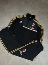 Adidas Ac Milan Vintage Tracksuit |schwarz & Gold|