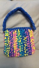 Handgehäkelte bunte tasche - bunte,
