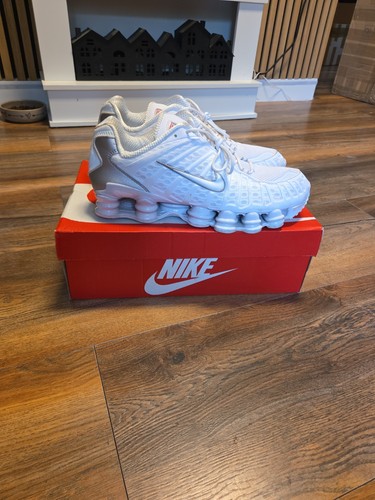 Nike shox white metallic - shox, tl