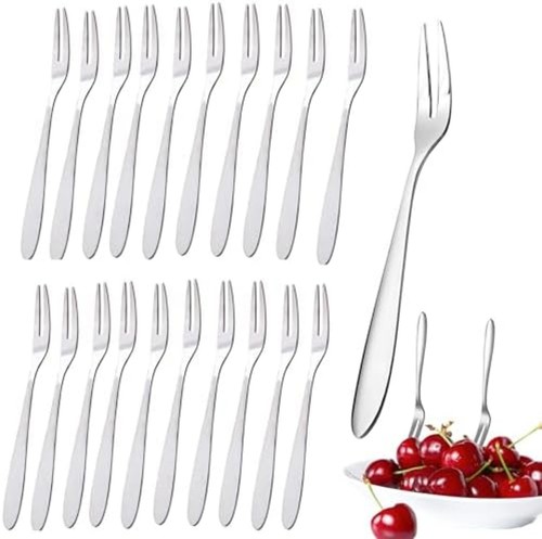 20er set edelstahl dessert - set,
