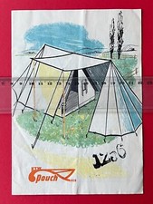 DDR Reklame Prospekt VEB KTW Pouch 1956 Poucher Zelt   ( F23502