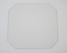 Seiko Glas Uhrenglas Glasscheibe Wanduhr  233 x 223 mm, 80iger Jahre