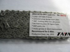 E-Bike Fahrrad Kette 8-Gang TAYA OCTO-DH - 116 Glieder 1/2x3/32 grau Neu