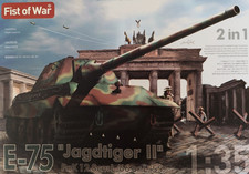 Modelcollect UA35035 - 1:35 E-75 Jagdtiger 12.8cm L/66 or L/55. 2in 1