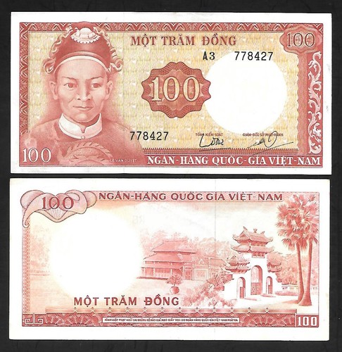 Vietnam 100 dong - vietnam, 1966
