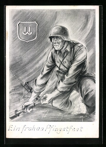Künstler soldat der - künstler-ak, 113