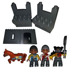 Lego Duplo Ritter Zinnen Platten Menschen Wände Burg Ersatzteile Schloss Schwert
