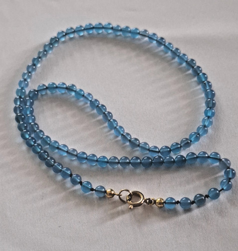 Vintage halskette blauen - vintage,