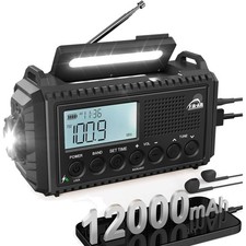 Kurbelradio mit Solar &