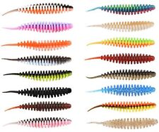 Trout Master Master Worm 65mm - 8 Gummiköder, Forellenköder, Kunstköder, Köder 