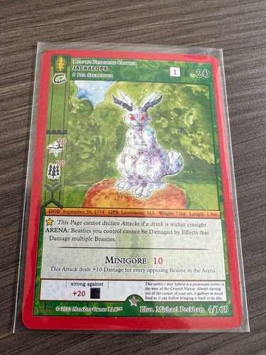 Jackalope 165 reverse - reverse, holo