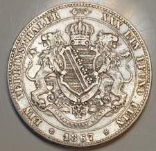 Vereinstaler sachsen 1867 - sachsen,
