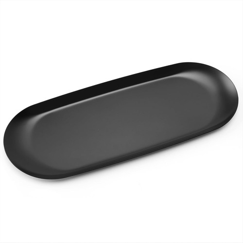 Schmucktablett edelstahl oval - schmucktablett,