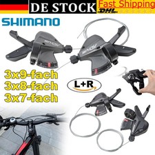2 Fahrrad Schalthebel Altus MTB für Shimano 3X7/3x8/3x9-fach Schaltung V-Brake