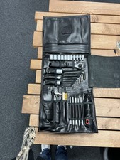 DANDY PALATINATE Motorrad Werkzeugtasche / Leder & Canvas – Komplett bestückt