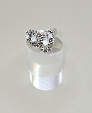 Vintage 925 Silberring RG 52 – Mondstein & Markasit – 1940er Jahre Boho Design