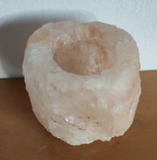 Kristallsalz teelichthalter - kristallsalz,