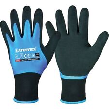 Arbeitshandschuhe Handschuhe Winter Wasserdicht Thermo Latex Handschuh gefüttert