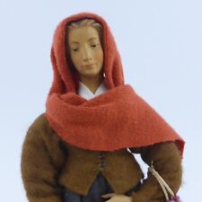 Krippenfigur Holz bekleidet 23 cm Holzschnitzerei Fischer Oberammergau (16)