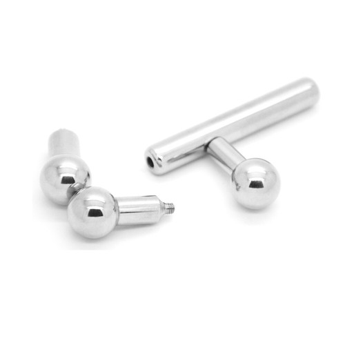 Kurzes glattes piercing - kurzes,