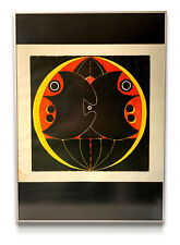 Manfred Degenhardt - Farbholzschnitt Papier - Handsigniert - gerahmt Acrylglas