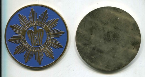 Polizei medaille oder plakette - polizei,