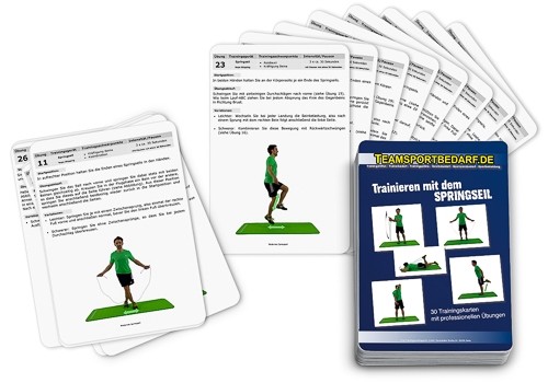 Trainingskarten springseil - trainingskarten,