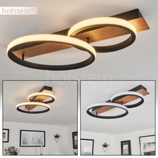 LED Wohn Schlaf Raum Leuchten Flur Strahler Holzoptik schwarz/weiß Decken Lampen