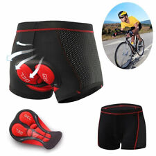 Herren Fahrradhose Radlerhose 5D Gel Pad Sitzpolster Unterhose MTB Kurz Shorts