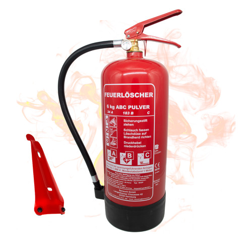 6kg feuerlöscher abc - feuerlöscher,,