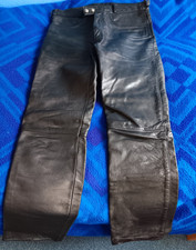 Biker-Lederhose, von W