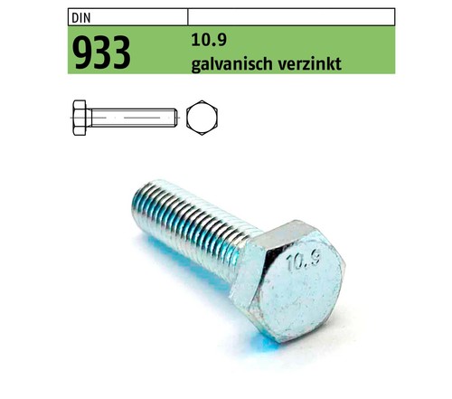 Stück din 933 schraube - 933,