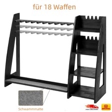 Gewehrständer Holz für 10 Gewehr Waffenständer Gewehrhalter Pistolenständer Jagd