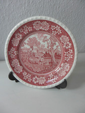 V & B Villeroy & Boch Mettlach Rusticana Rot Kuchenteller Keramik Landhaus