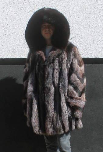 Men pelzmantel echtpelz pelz - pelzmantel,