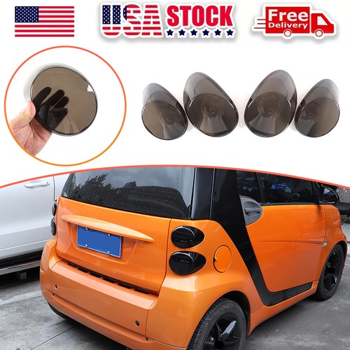 Smoked black rear tail light - black,