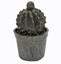 Deko Kaktus grau-braun 17,5 cm