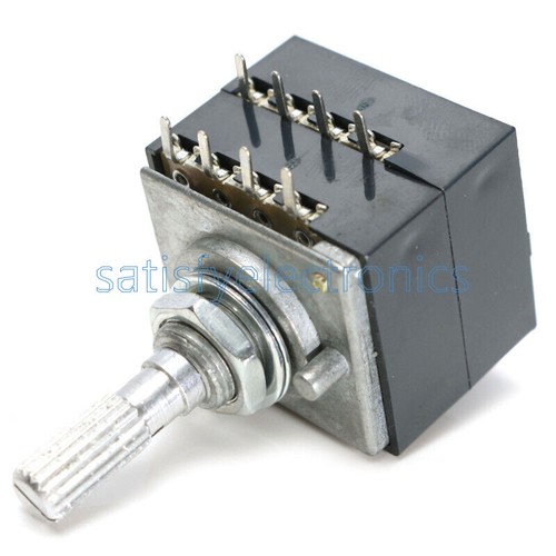 Potentiometer 250k log - log, audio