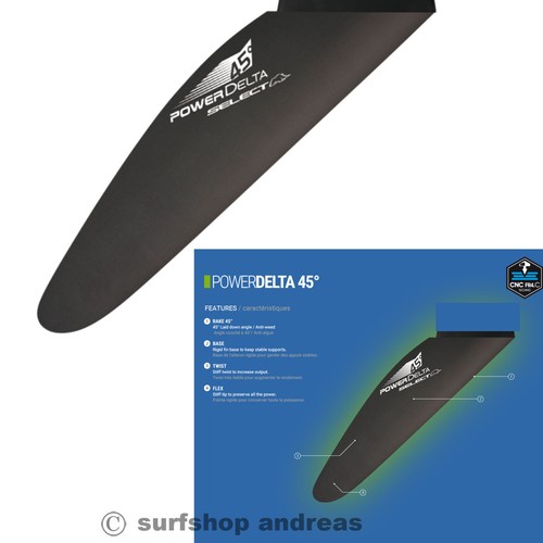 Select power delta rake - delta, 45°