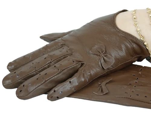 Echtleder damenhandschuhe - echtleder,