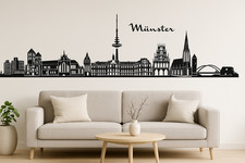 Wandtattoo Münster Skyline